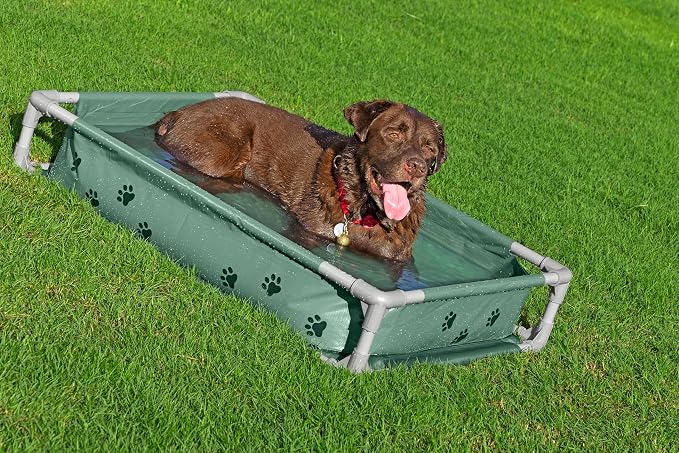 40 x 29 x 8 inch/1m x 74cm x 20cm Fetchin Fun Pet Play Pool and Raised Bed