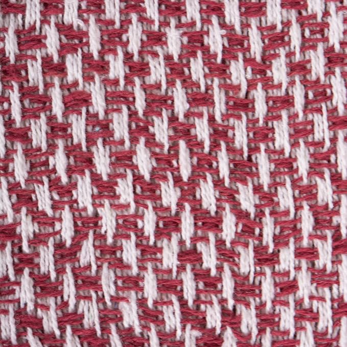DII 100% Cotton Basket Weave Throw for Indoor/Outdoor Use Camping Bbq's Beaches Everyday Blanket, 50 x 60, Woven Stripe