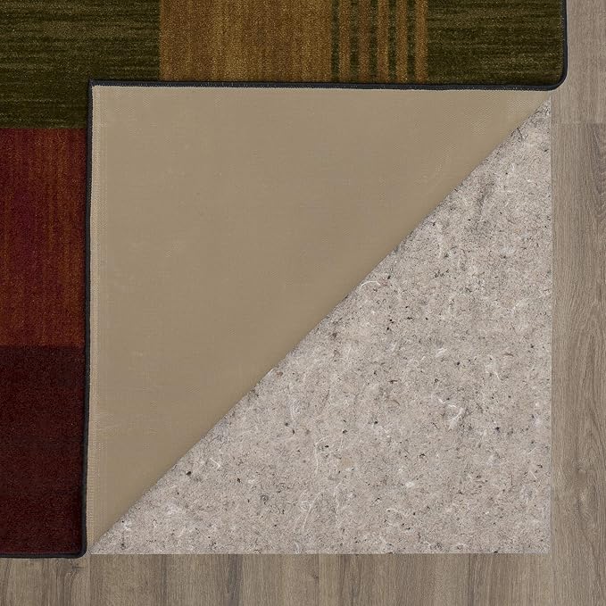 Mohawk Home Alliance Modern Geometric 2' 6" x 3' 10" Area Rug - Red - Perfect for Living Room, Dining Room, Office