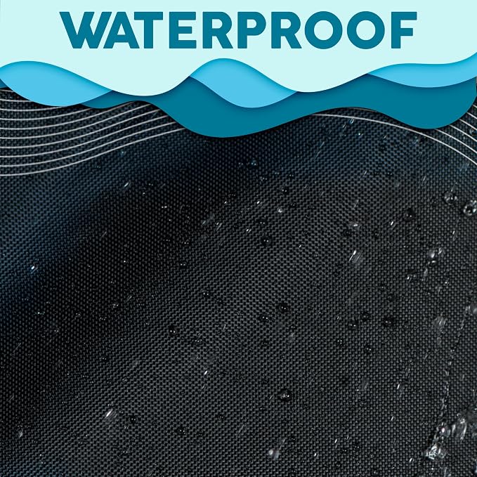 Pool Pump Cover for Above Ground Sand Filter Pumps, 600D Oxford | For 14-16 Inch Sands Filter Pump, Zipper Access, Buckle Strap, Hook-and-Loop Openings, Includes Storage Bag, Winter Closing