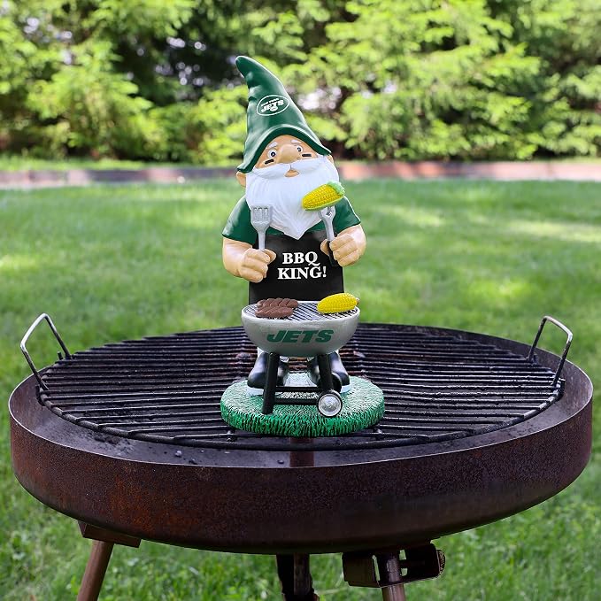FOCO NFL Unisex-Adult NFL Team Logo Grill Garden Statue Outdoor Gnome 10"
