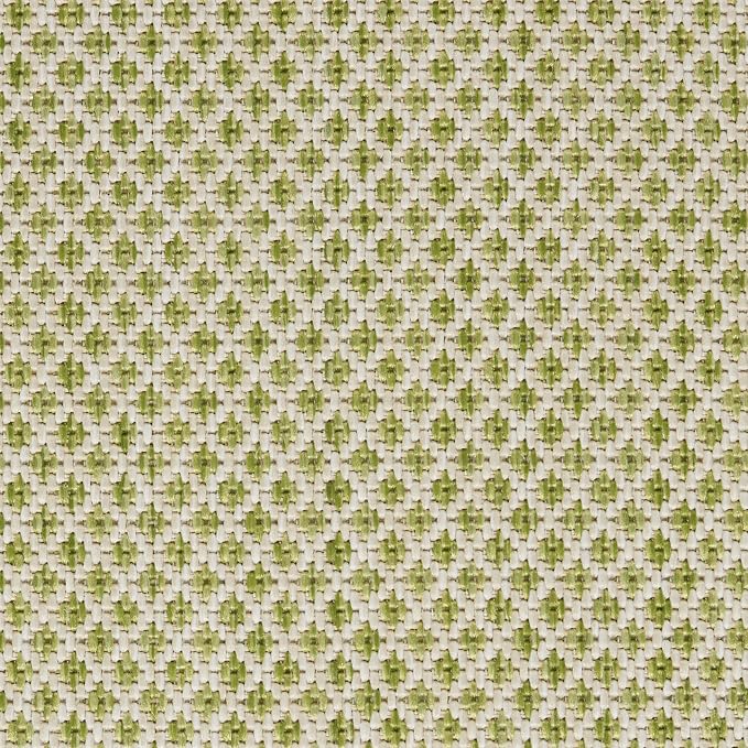 Nourison Home Courtyard Ivory Green 8' x Round Area Rug - Easy Clean, Non Shedding, Bed Room, Living Room, Dining Room, Kitchen (8' x Round)