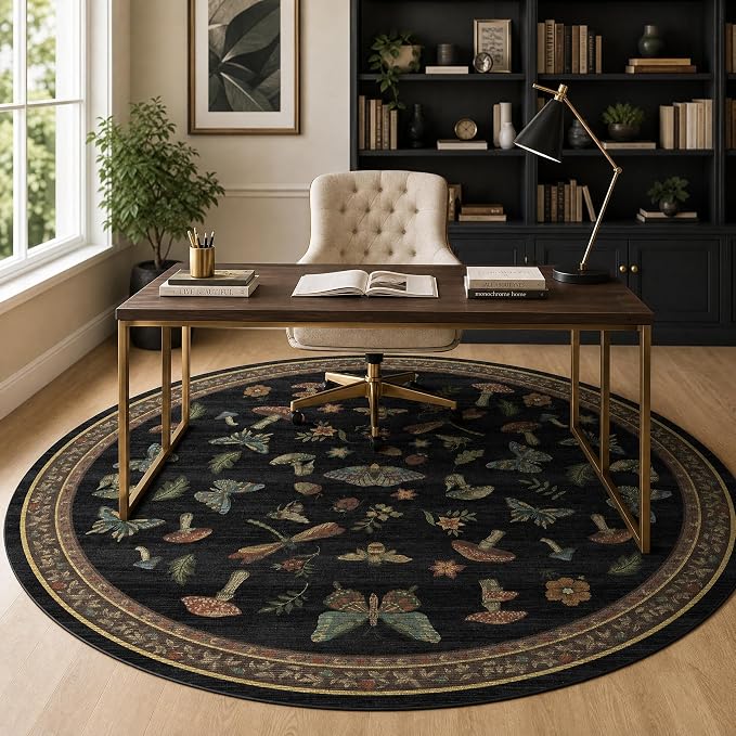 ROYHOME Mushroom Rug
