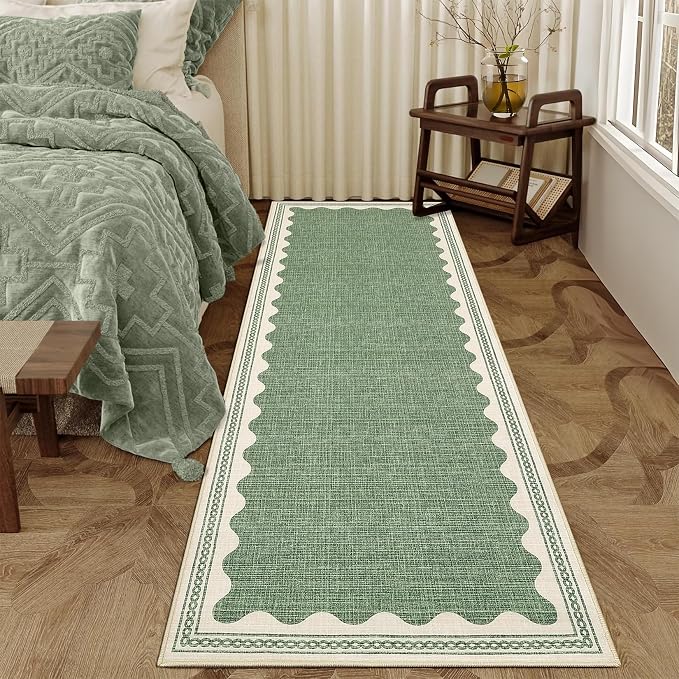 GarveeHome Scalloped Rug