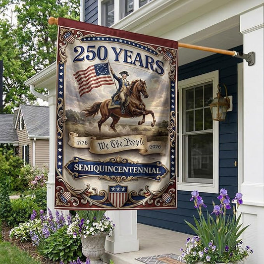 We The People Flag, 1776-2026 Commemorative Banner, Garden Flags For Outside, 250 Anniversary Usa Flag, American 250th Anniversary Patriotic Design, Dualided Design 1 (30x40 Inch)