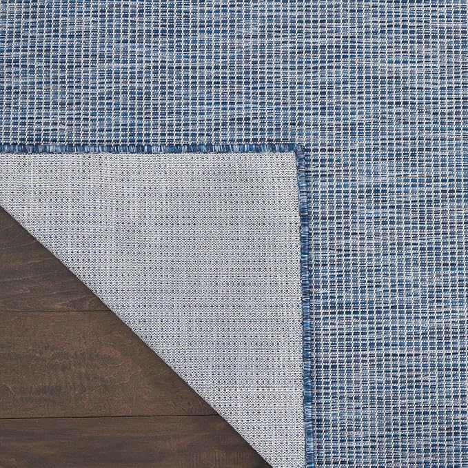Nourison Home Positano Navy Blue 8' x 10' Area Rug - Easy Clean, Non Shedding, Bed Room, Living Room, Dining Room, Kitchen (8' x 10')