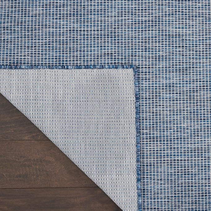 Nourison Home Positano Navy Blue 10' x 14' Area Rug - Easy Clean, Non Shedding, Bed Room, Living Room, Dining Room, Kitchen (10' x 14')