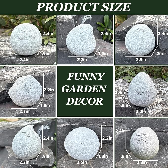 Miniature Emotional Figurines Plant Decorations for Pots, Funny Fairy Garden Accessories Outdoor Decorations Gifts Women Statue for Table Yard Desktop Planter