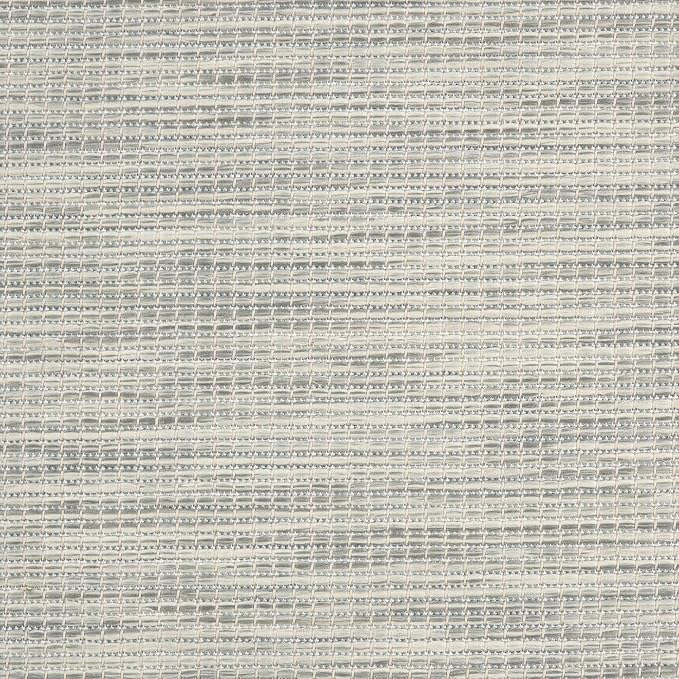 Nourison Home Positano Indoor-Outdoor Light Grey 8' x 10' Area Rug, Easy Cleaning, Non Shedding, Bed Room, Living Room, Dining Room, Backyard, Deck, Patio (8x10)