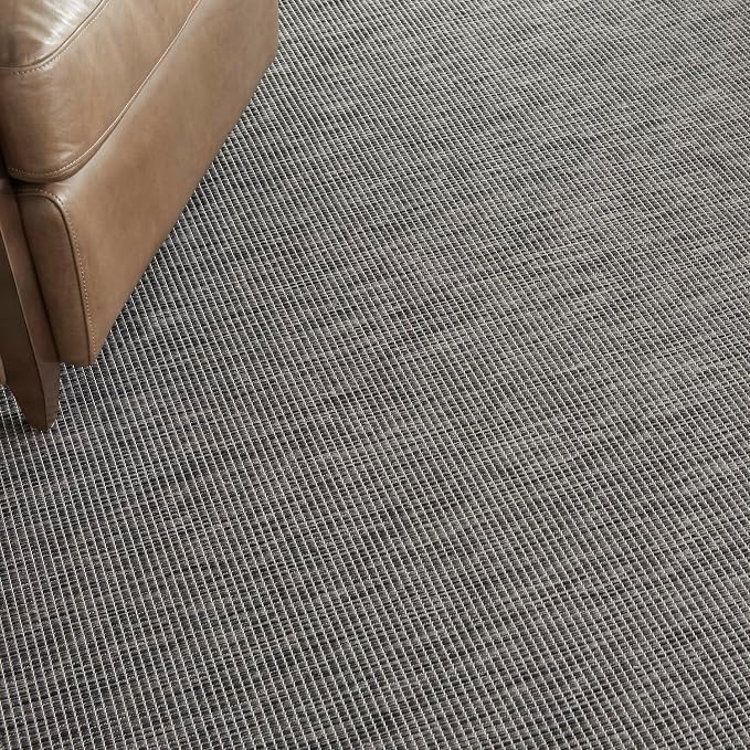 Nourison Home Positano Charcoal 9' x 12' Area Rug - Easy Clean, Non Shedding, Bed Room, Living Room, Dining Room, Kitchen (9' x 12')