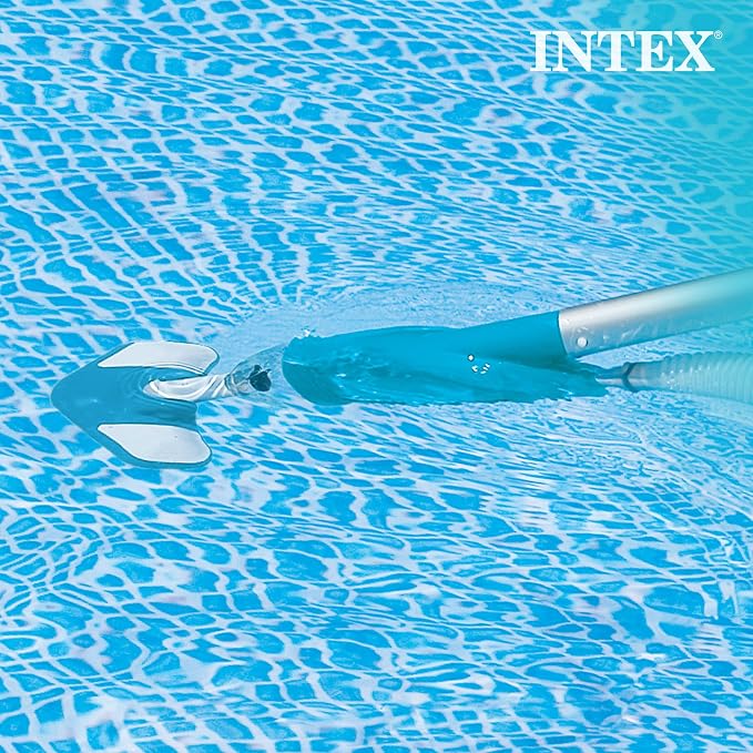 INTEX Ultra XTR 32ft x 16ft x 52in Above Ground Swimming Pool Set Bundle | 26373EH - 2800 GPH Sand Filter Pump, Ladder, Pool Cover & Ground Cloth with Maintenance Cleaning Kit (2-Pack) Included