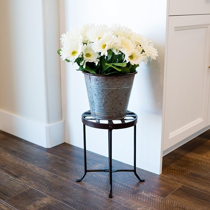 Achla Designs Flowers Plant Stand, 12-in H