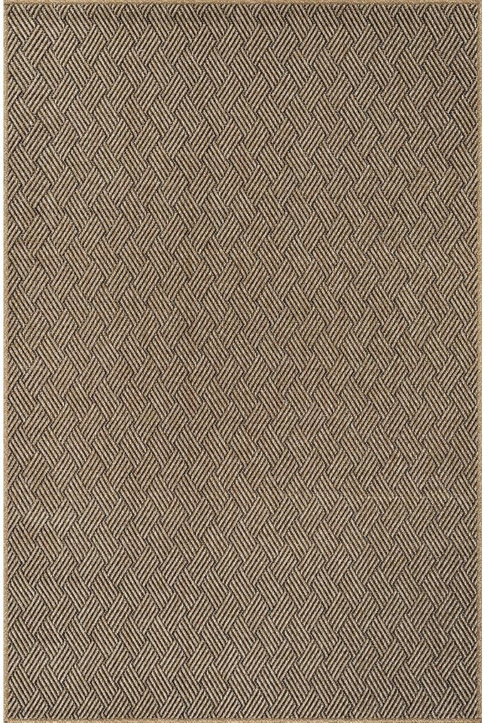 Luul Home Easy Jute Rugs 9x12 Herringbone Natural Color Living Room Indoor Outdoor Area Rug for Patio and Kitchen Rug High Traffic Washable Easy to Clean Solid Boho Woven Design Carpet (9 x 12)