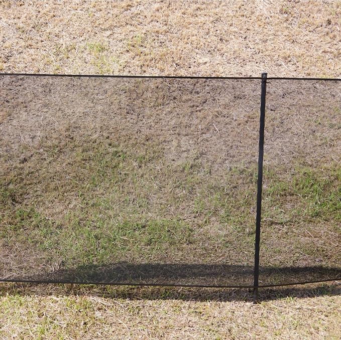 Heavy-Duty Plastic Mesh Netting, Black, 35.4 x 197 in (90cm x 5m), 3mm Grid, Recycled Plastic, Cut-to-Size, Multi-Purpose for Gardening & Fencing