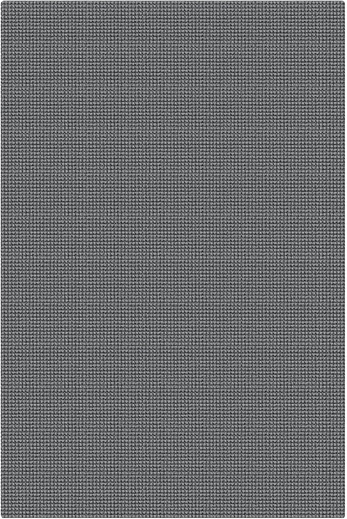 KOZYFLY Washable 4x6 Entry Woven Area Rug, Braided Throw Rugs for Entryway, Non Slip Door Mat Indoor Entrance, Front Porch Carpet for Foyer, Kitchen, Bedroom, Living Room, Grey/Dark Grey
