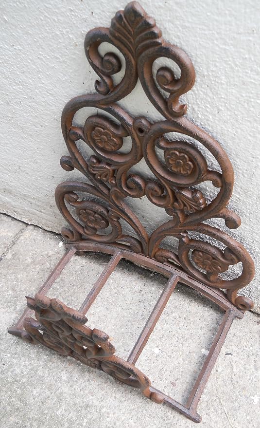 UD Fancy Iron Garden Hose Holder Wall Hose Hanger Reel