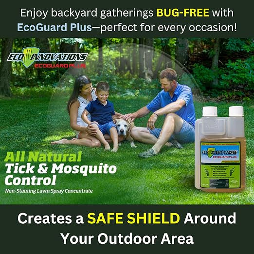 Concentrated Mosquito & Tick Yard Spray, Plant-Based, 64oz