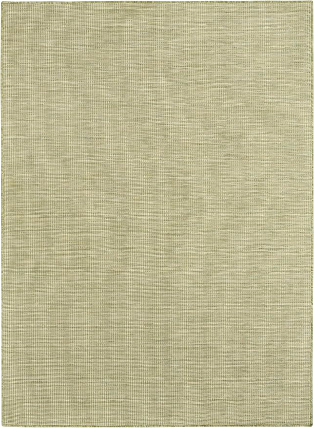 Nourison Home Positano Green 8' x 10' Area Rug - Easy Clean, Non Shedding, Bed Room, Living Room, Dining Room, Kitchen (8' x 10')