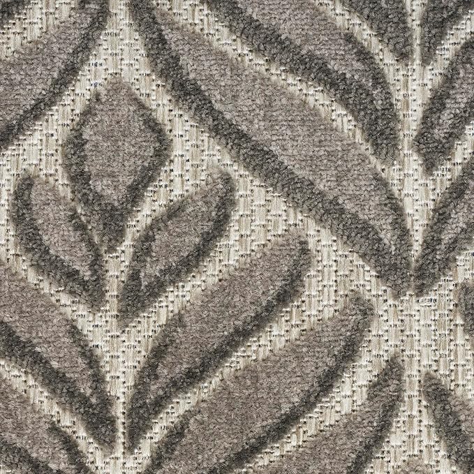 Nourison Home Aloha Charcoal 7' x 10' Area Rug - Easy Clean, Non Shedding, Bed Room, Living Room, Dining Room, Kitchen (7' x 10')