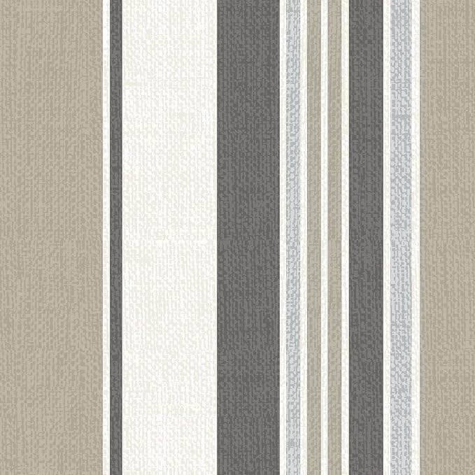 Arden earthFIBER Outdoor Dining Chair Cushion, 20 x 20, Rain-Proof, Fade Resistant, Taupe Grey Boardwalk Stripe