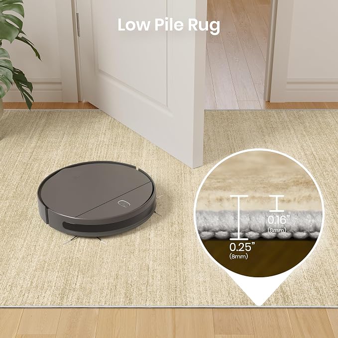 Valenrug 8x10 Area Rugs for Living Room, Large Washable Rug Non Slip, Tan | Soft Low Pile, Thin & Lighweight Carpet, Folable Stain Resistant Modern Indoor Floor Mat for Bedroom, Dining Room, Home Decor