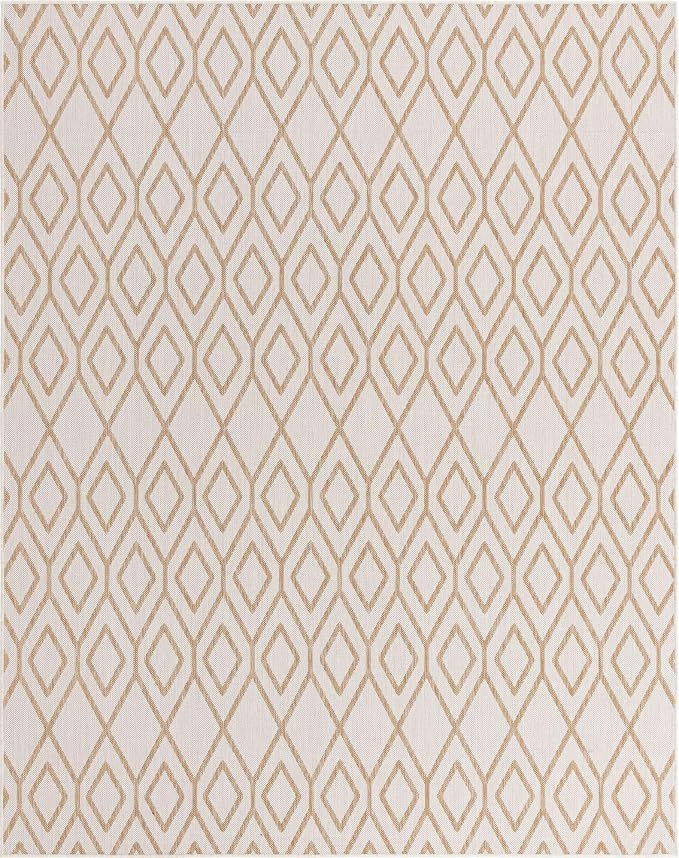 Jill Zarin Outdoor Collection Area Rug - Turks and Caicos (7' 10" x 10' Rectangle Beige/Brown)