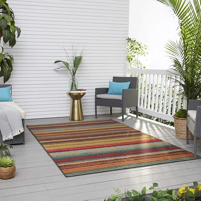 Mohawk Home Avenue Stripe Area Rug (5' x 8')