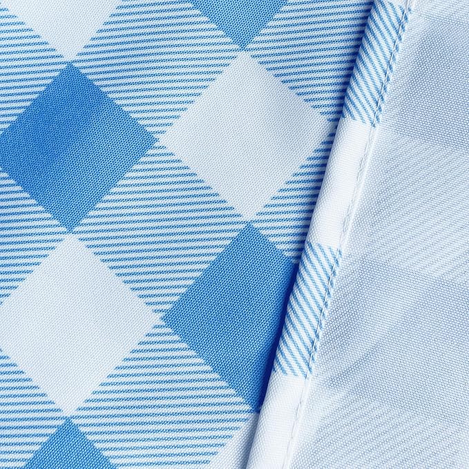 Classic Gingham Buffalo Tablecloth Fabric - Oblong 58x144 Inch Water Proof Checkered Table Cloth for Indoor Outdoor - Table Cover for Birthday, Picnics, BBQs, and Parties