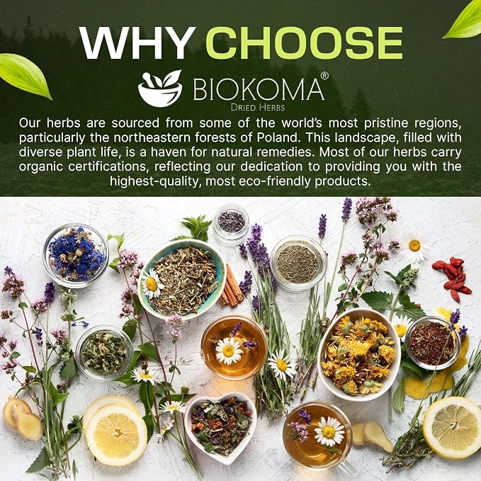 Biokoma Organic Milk Thistle Seeds 3.55 oz, Silybum Marianum for Milk Thistle Tea, USDA Organic Herbal Tea, Loose Whole Seeds in Resealable Moisture Proof Pouch, Non GMO, No Additives, Kosher