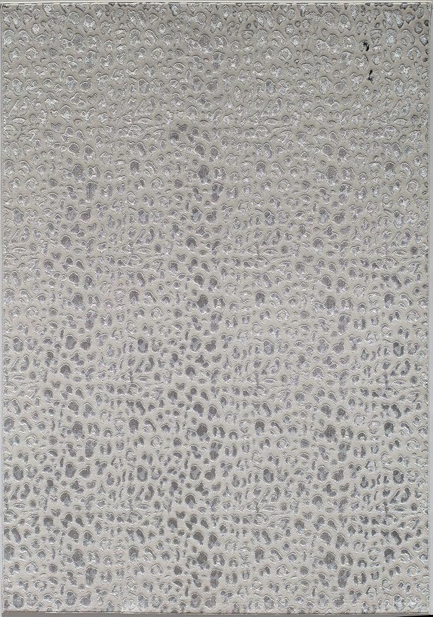 Rugs America Natura Snow Leopard Transitional Vintage Area Rug 2'3 x 8' (HZ50A)