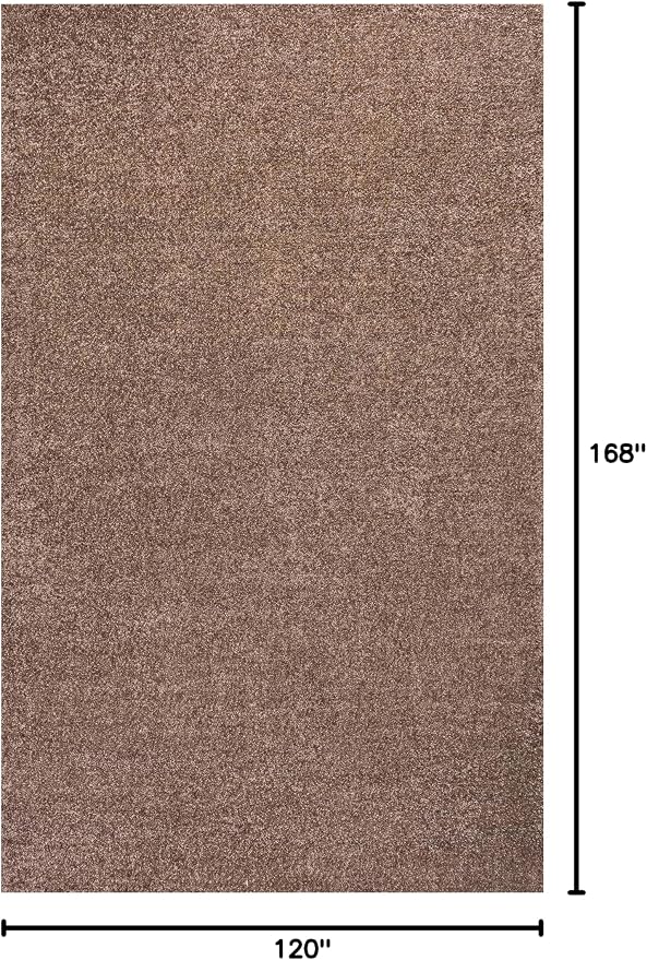JONATHAN Y Haze Solid Low-Pile Brown Indoor Area Rug 10x14, Coastal,Bohemian,Minimalist,Classic, Easy-Cleaning for Living Room,Bedroom,Kitchen,Pet Friendly,Non-Shedding (SEU100J-14)