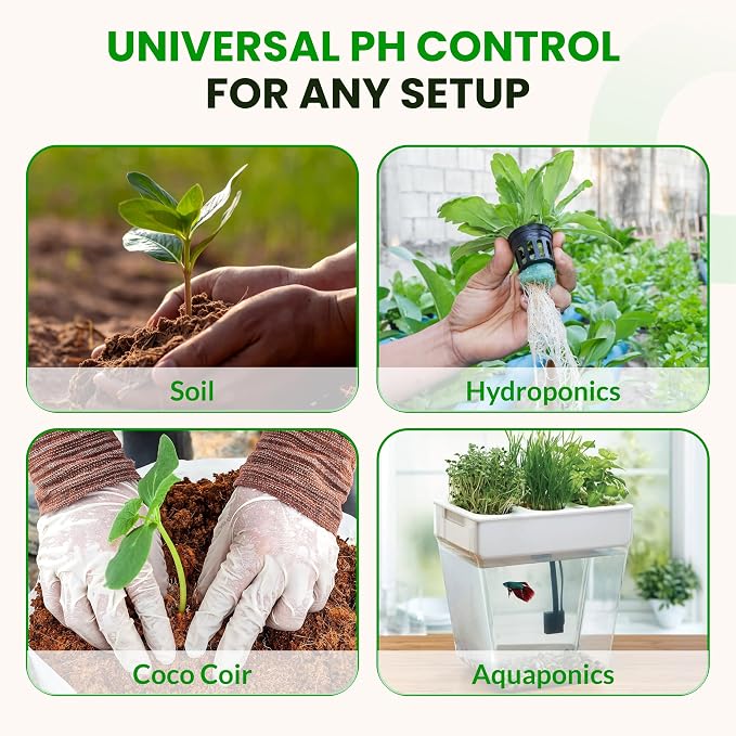 Humboldts Secret pH Up and pH Down Control Kit | Liquid Nutrient Solution Balancer for Plants | for Soil, Hydroponic, Coco, and DWC Systems | Supports Nutrient Absorption and Growth | 2.5 Gallon