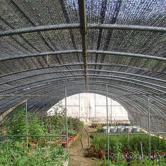 winemana 50% Black Shade Cloth, 20 x 48 FT Durable Mesh Tarp with Grommets, Garden Sunblock Shade Cloth Shading Antifreezing for Plants Cover, Greenhouse, Barns Kennel, Patio, Tomatoes