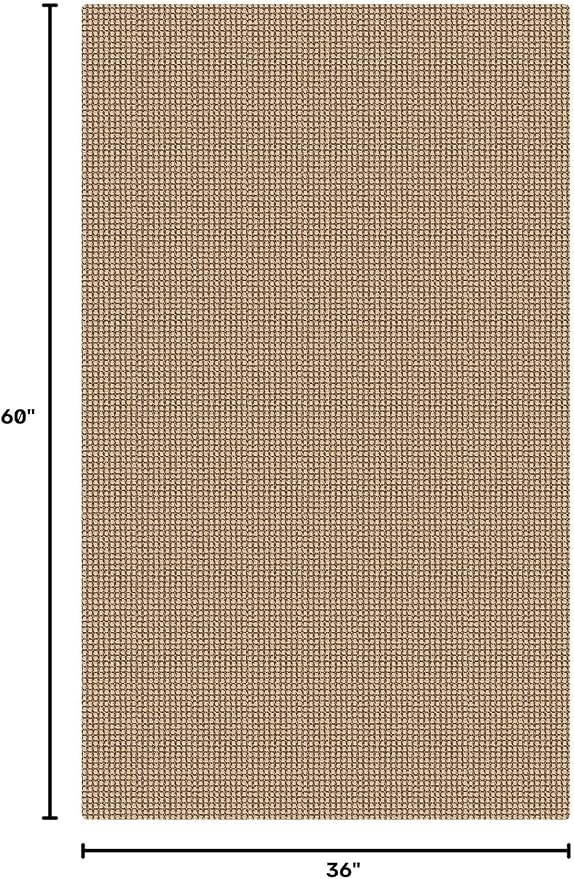 KOZYFLY Boho Rugs for Entryway 3x5 ft Washable Area Rug Non Slip Rubber Backed Entry Rug Woven Indoor Door Mat Cotton Kitchen Rugs Floor Carpet for Entryway, Foyer, Backdoor, Orange Beige/Tan/Brown