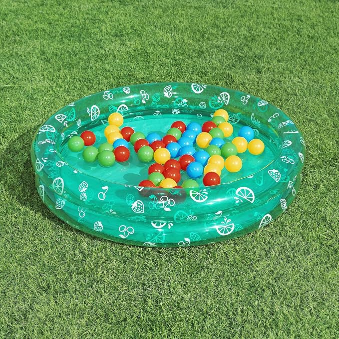 Bestway: Splash & Play - Inflatable Ball Pit Pool - 36" x 8", Kiddie Water Pool, 50 Colorful Balls, Versatile Outdoor & Indoor Use, Toddler & Kids 2+