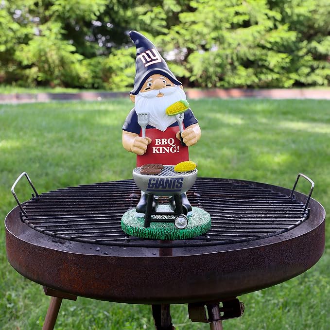 FOCO NFL Unisex-Adult NFL Team Logo Grill Garden Statue Outdoor Gnome 10"