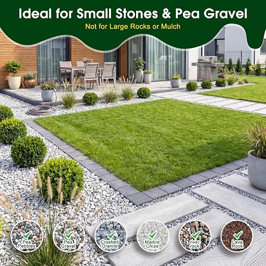 Teexpert 1 Gallon Rock Glue for Landscaping – Strong Pea Gravel Binder & Stone Adhesive for Walkways, Yards, Patios, and Decorative Driveway Edges