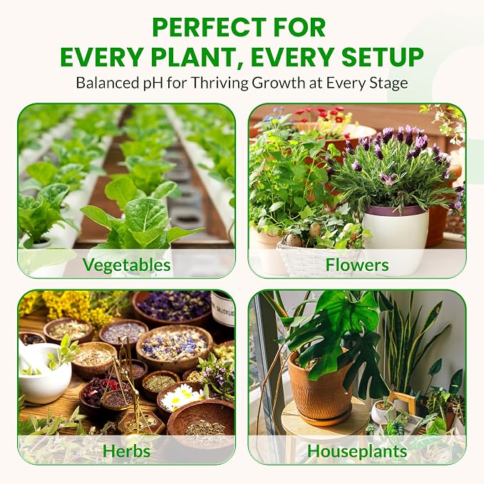 Humboldts Secret pH Up and pH Down Control Kit | Liquid Nutrient Solution Balancer for Plants | for Soil, Hydroponic, Coco, and DWC Systems | Supports Nutrient Absorption and Growth | 1 Gallon