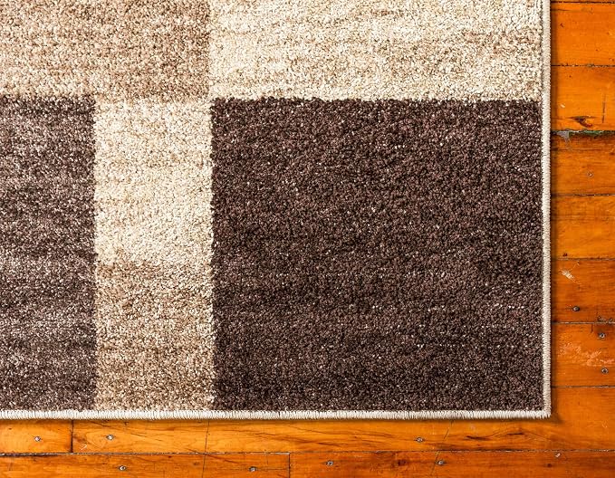 Unique Loom Autumn Collection Area Rug - Providence (5' 1" x 8' Rectangle, Light Brown/ Beige)