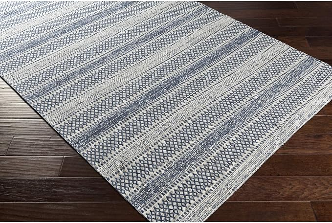 Livabliss Tumnus Bohemian Tribal Area Rug,5' x 7'3",Dark Blue