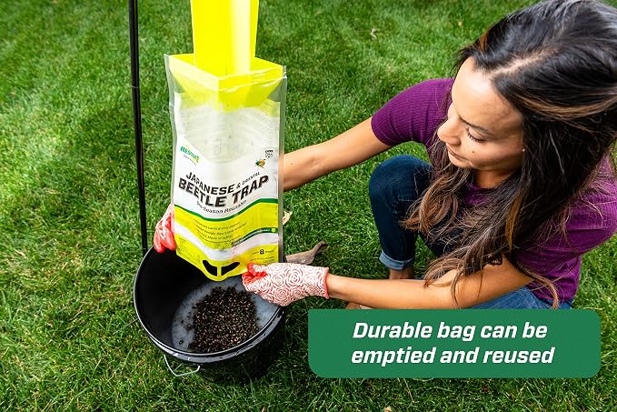 RESCUE! Japanese & Oriental Beetle Trap – One Season, Reusable - 3 Traps