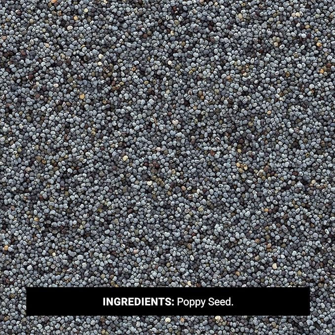 Frontier Co-Op Whole Poppy Seeds, Bulk 1lb Bag - Black Poppy Seeds for Baking, Cooking, Salad Dressing - Certified Kosher, Non-Irradiated - 16oz