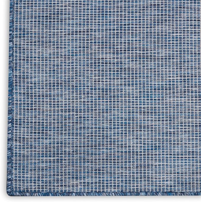Nourison Home Positano Navy Blue 8' x 10' Area Rug - Easy Clean, Non Shedding, Bed Room, Living Room, Dining Room, Kitchen (8' x 10')