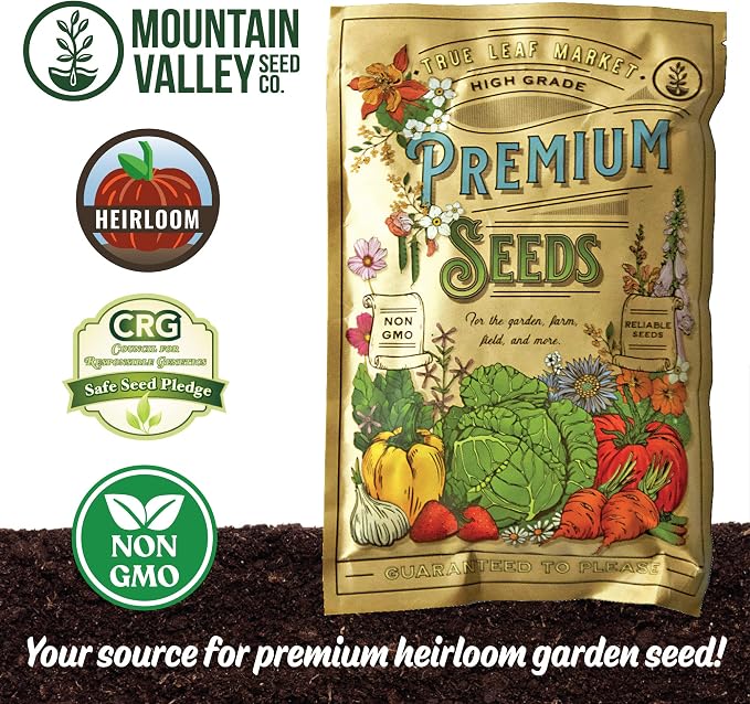 Mountain Valley Seed Co Crimson Clover 5 Lb Bulk (~232,000) for Cover Crops | Pasture, Hay, Wildlife Forage, Pollinator Attraction & Green Manure – Legume for Planting