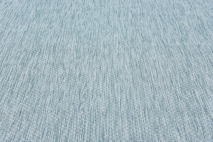 Unique Loom Collection Casual Transitional Solid Heathered Indoor/Outdoor Flatweave Area Rug (9' x 12' Rectangle, Aquamarine/Ivory)