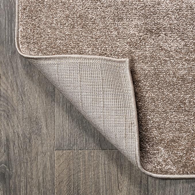 JONATHAN Y Haze Solid Low-Pile Brown Indoor Area Rug 8x10, Coastal,Bohemian,Minimalist,Classic, Easy-Cleaning for Living Room,Bedroom,Kitchen,Pet Friendly,Non-Shedding (SEU100J-8)