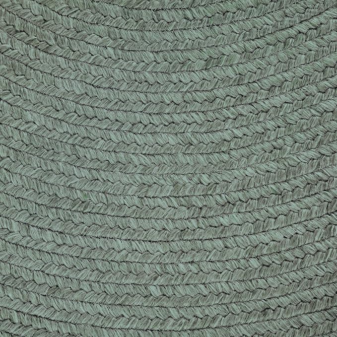 Superior Jute Oval Indoor Runner Rug, Lagoon Breeze