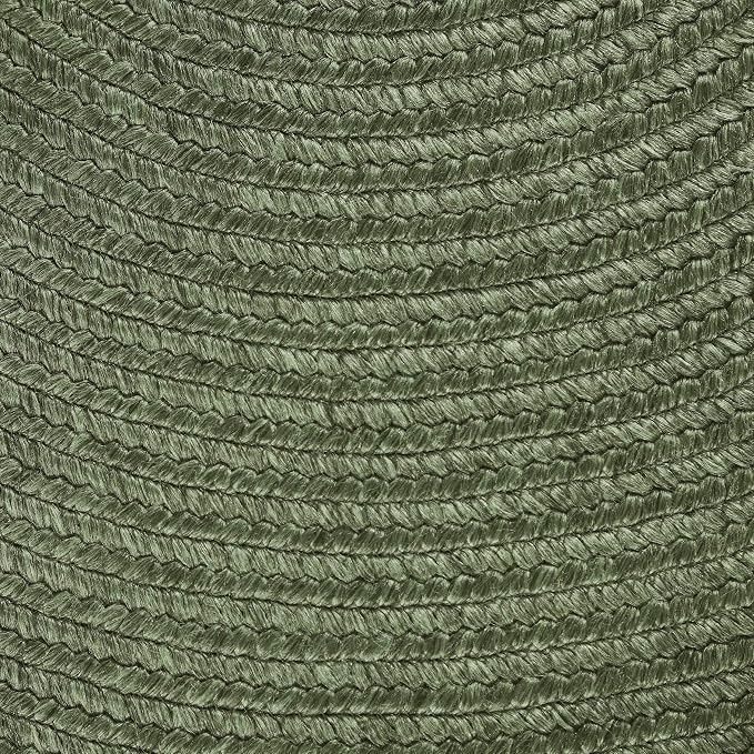 Superior Jute Oval Indoor Area Rug, Green