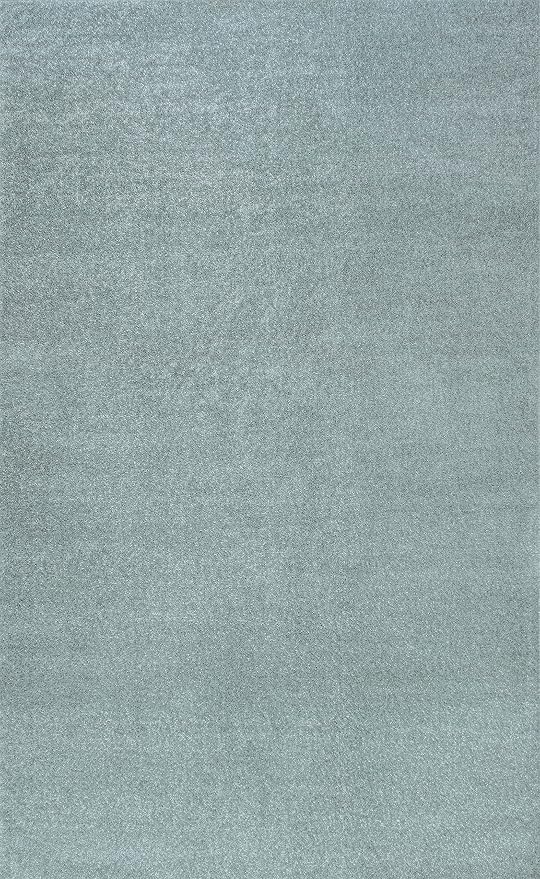 JONATHAN Y Haze Solid Low-Pile Aqua Blue Indoor Area Rug 10x14, Coastal,Bohemian,Minimalist,Classic, Easy-Cleaning for Living Room,Bedroom,Kitchen,Pet Friendly,Non-Shedding (SEU100S-14)