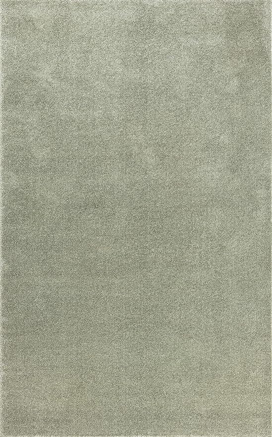 JONATHAN Y Haze Solid Low-Pile Green Indoor Area Rug 4x6, Coastal,Bohemian,Minimalist,Classic, Easy-Cleaning for Living Room,Bedroom,Kitchen,Pet Friendly,Non-Shedding (SEU100O-4)